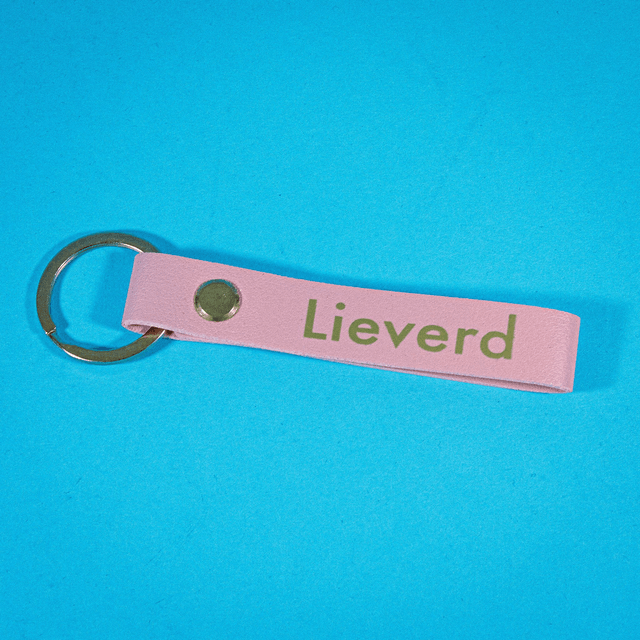 Sleutelhanger imitatieleer