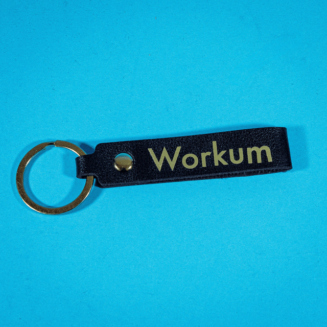 Sleutelhanger imitatieleer - Workum