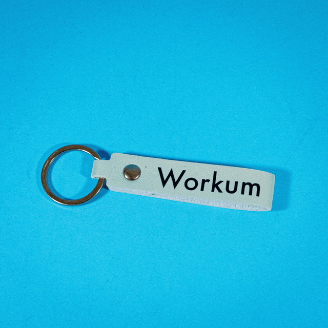 Sleutelhanger imitatieleer - Workum