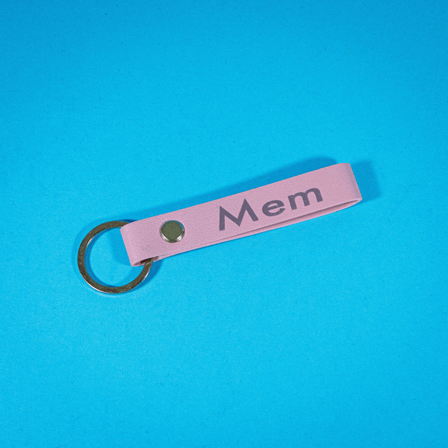 Sleutelhanger imitatieleer